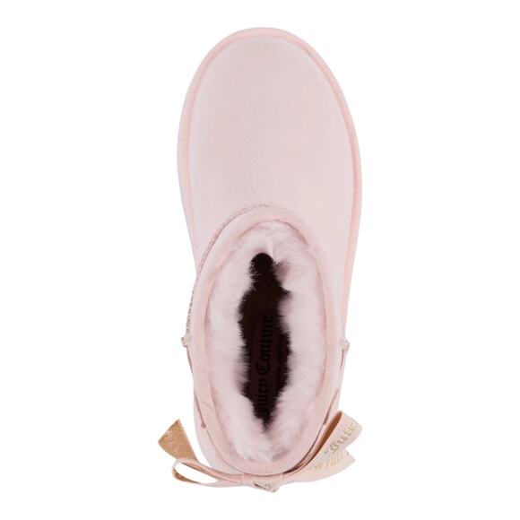 Juicy Couture Women's Olden Mini Platform Faux Fur Lined Booties Pink Size 10 M - Picture 3 of 4